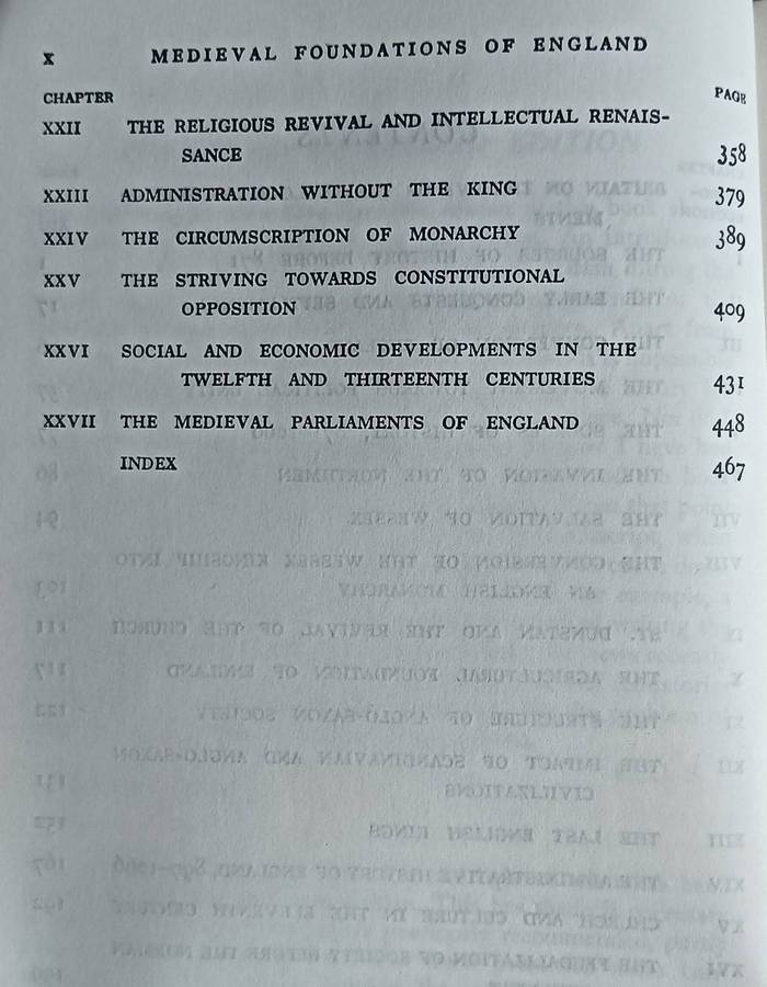 The Medieval Foundations of England - G.O. Sayles - Softcover - 481 pages