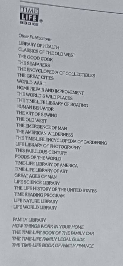 Six Aviation and Aircraft Related Time/Life books