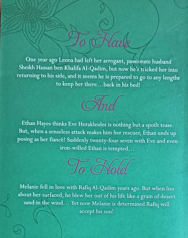 Hot-Blooded Husbands - Michelle Reid - Softcover -  pages (Chapters numbered)