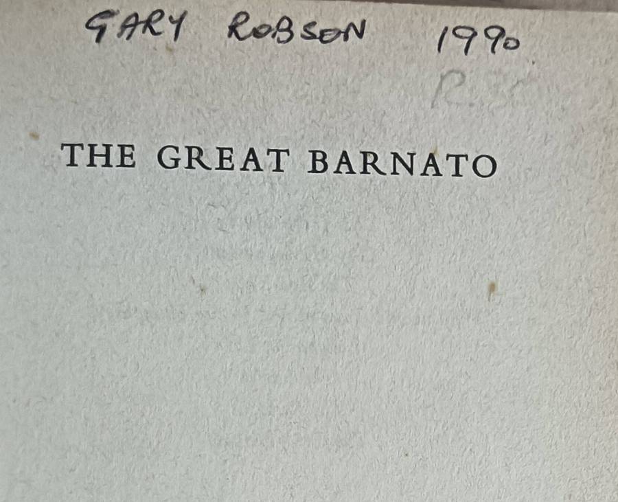 The Great Barnato - Stanley Jackson - Softcover -  278 pages