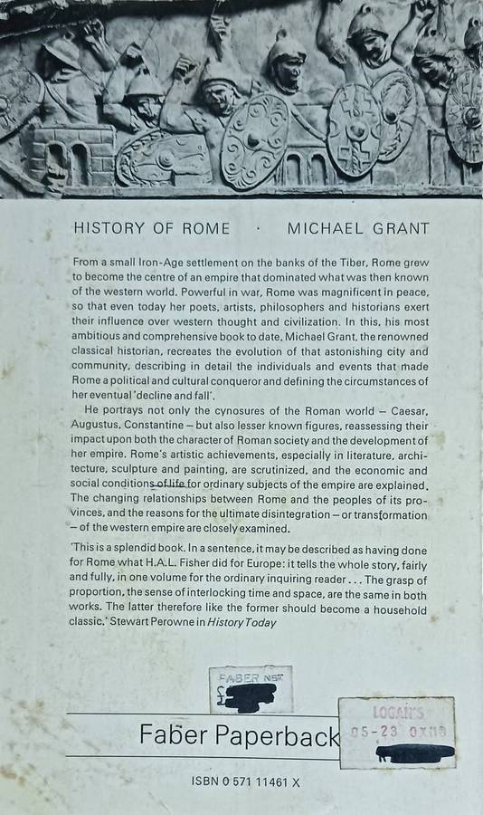 History of Rome - Michael Grant - Softcover - 431 pages