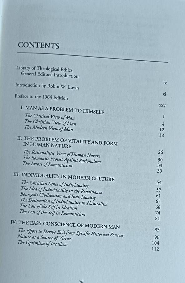 The Nature and Destiny of Man Vol 1 & 2 - Reinhold Niebuhr - Softcover - 305 & 328 pages