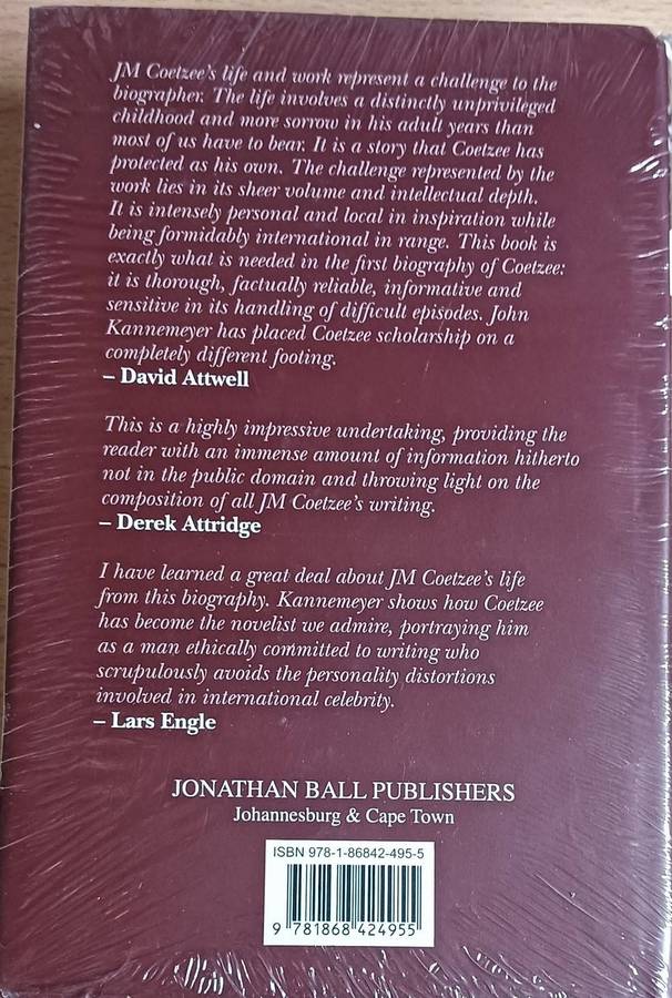 J.M. Coetzee - A Life in Writing - J.C. Kannemeyer -  Hardcover - New still in original plastic wrap