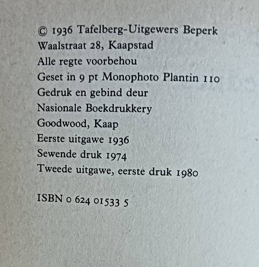 Slampamperliedjies - C. Louis Leipoldt - Softcover -  94 pages - 2nd Edition