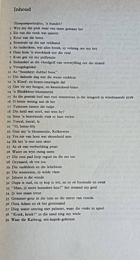 Slampamperliedjies - C. Louis Leipoldt - Softcover -  94 pages - 2nd Edition
