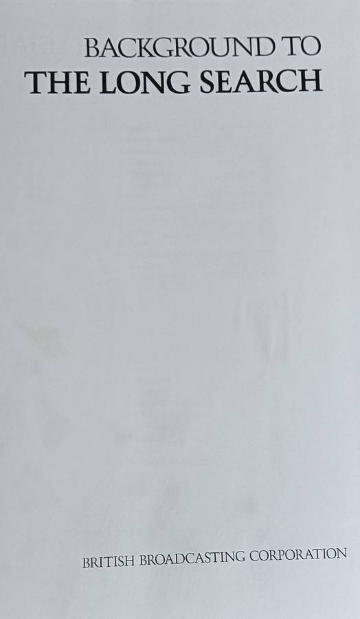 Background to the Long Search - Ninian Smart - Hardcover - 315 pages