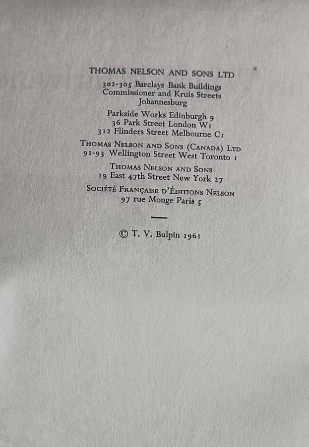 The White Whirlwind - T.V. Bulpin - Hardcover - 343 pages