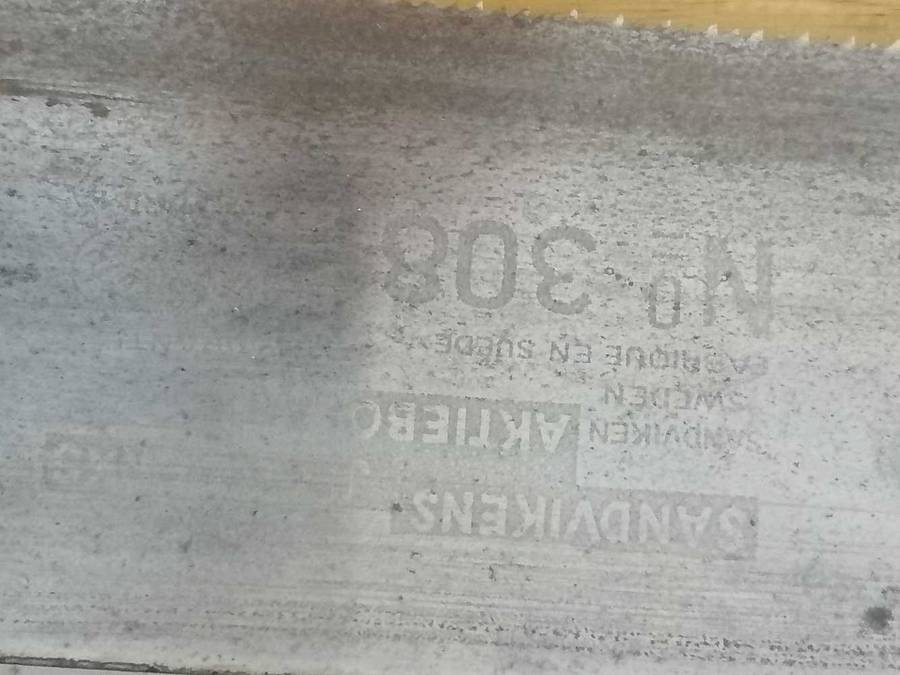 Sandvik no 308 14 inch tenon vintage saw