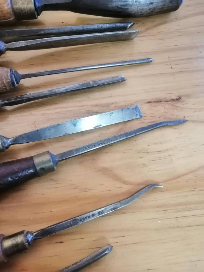14 chisel /gouge antique /vintage