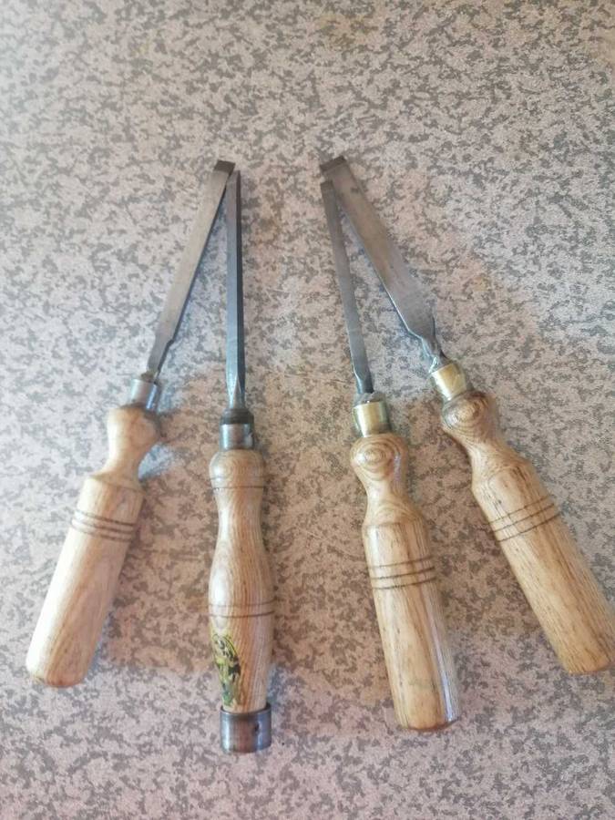 Ward and Payne firmer chisels vintage