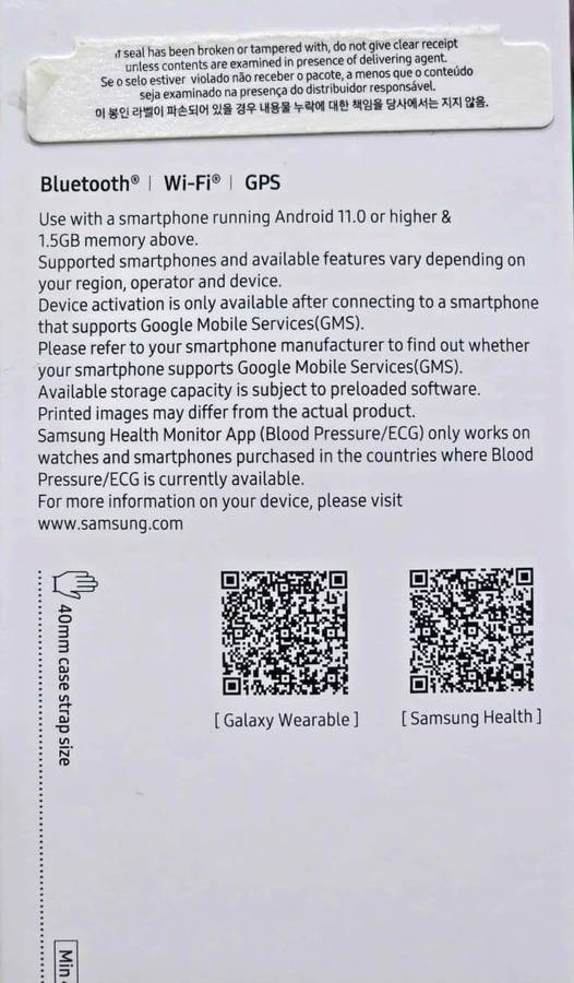 Samsung Galaxy Watch FE 40mm Pink Gold Bluetooth
