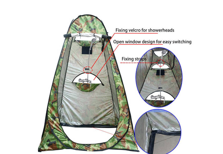 Outdoor Camping Automatic Shower Changing Tent