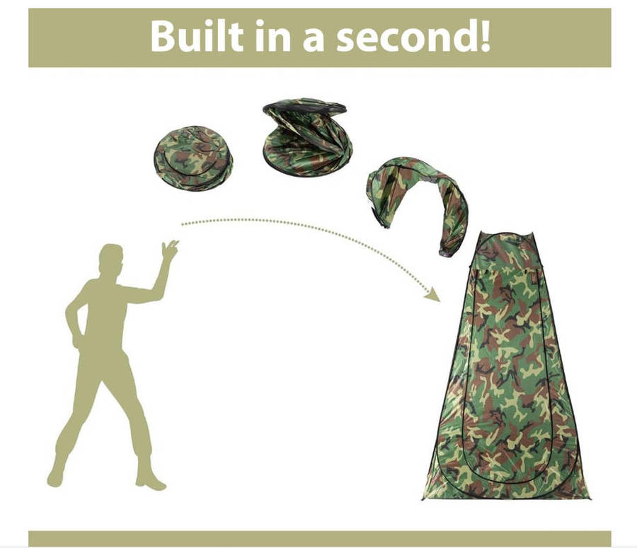 Outdoor Camping Automatic Shower Changing Tent