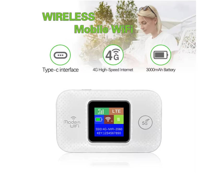 5G/LTE Wireless Portable WIFI Display Router MF688-5