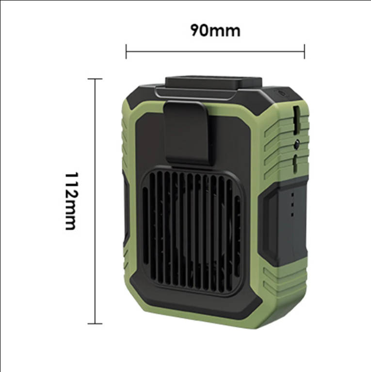 Portable Multifunctional Outdoor Mini Fan Bladeless Waist  Fan For Outdoor Running