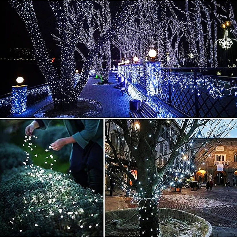 50M LED Christmas Lights-String Fairy Light Cool White Decor