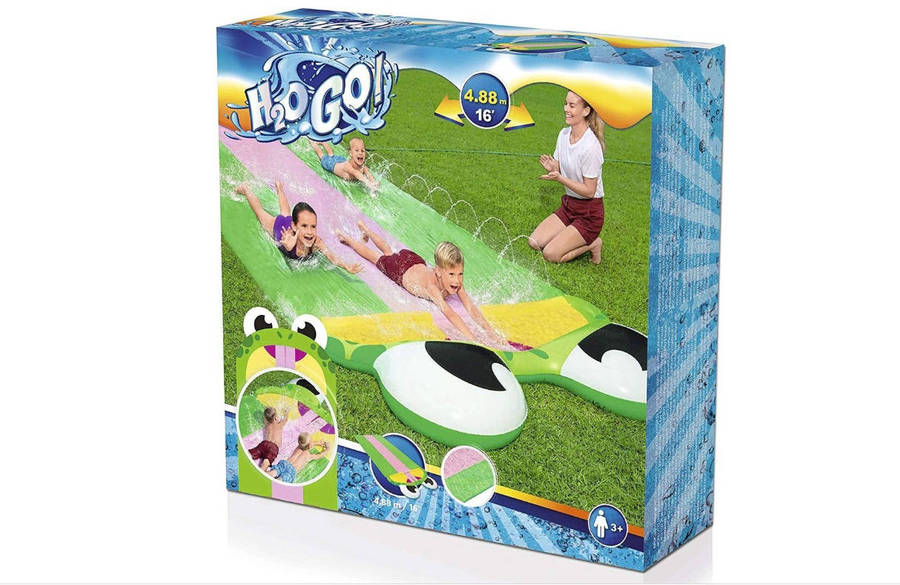 Kids Outdoor Water Ski Slides