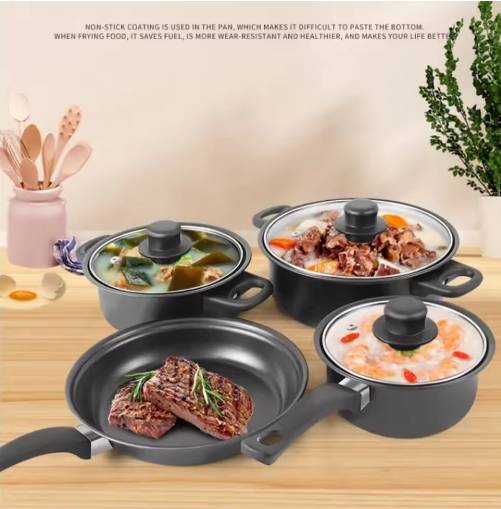 13-Piece Cookware Pots and Pans Set High Performance Non-Stick Cookware for Induction and Stovetops