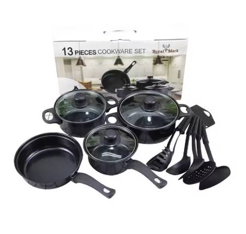 13-Piece Cookware Pots and Pans Set High Performance Non-Stick Cookware for Induction and Stovetops