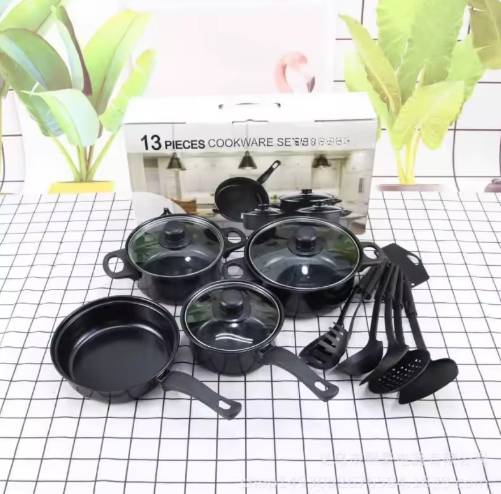 13-Piece Cookware Pots and Pans Set High Performance Non-Stick Cookware for Induction and Stovetops