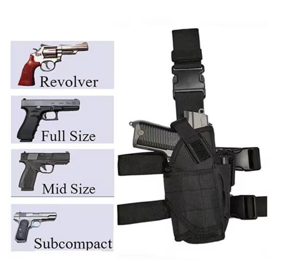 Drop Leg Gun Holster Tactical Army Pistol Gun Thigh Holster Pouch
