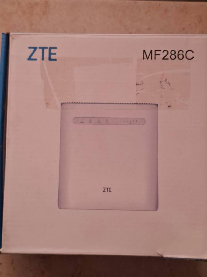 ZTE MF286C LTE 4G WiFi Router (Fixed LTE as well)
