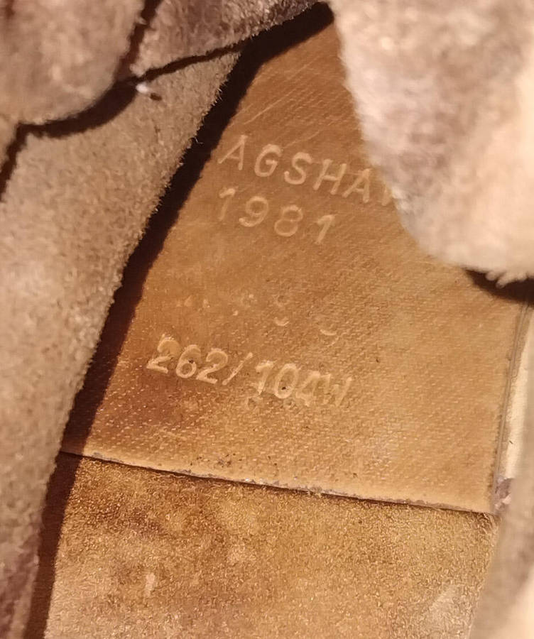 SADF 1981 Leather Boots by Bagshaw - Size 8