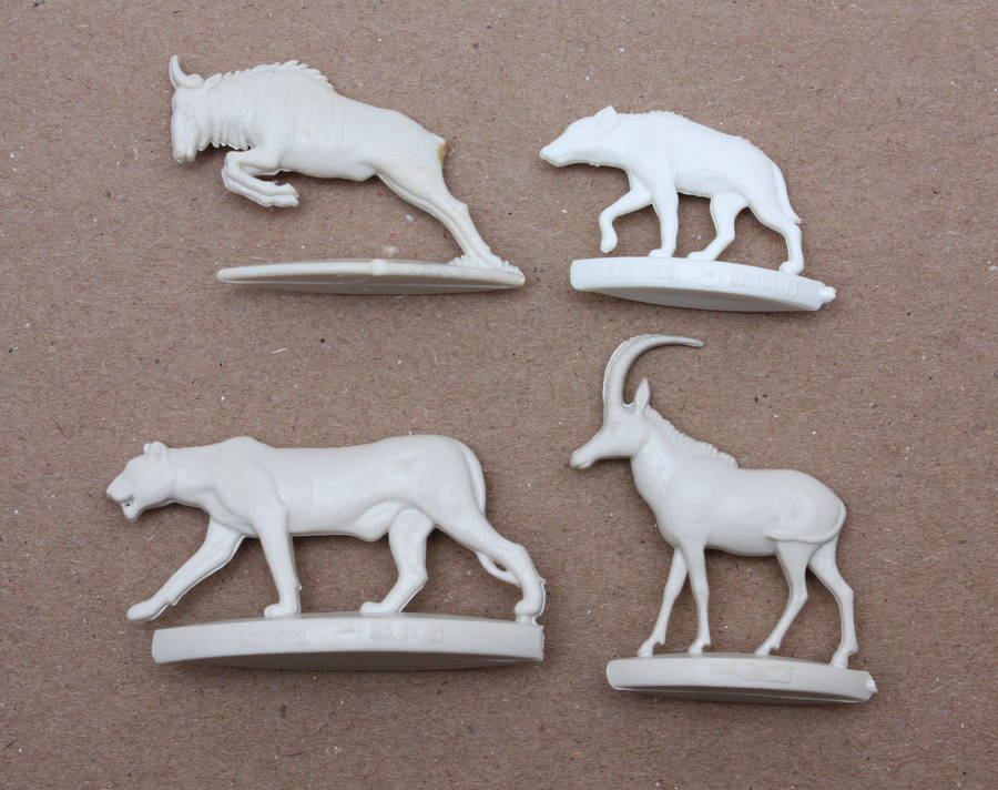 Coca Cola 1960s Soda Animals of Africa Plastic Figurine Set South Africa