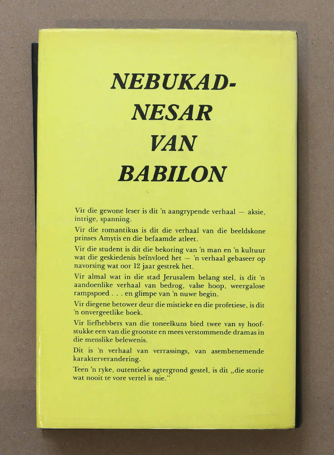 Nebukadnesar van Babilon - F.C Pelser