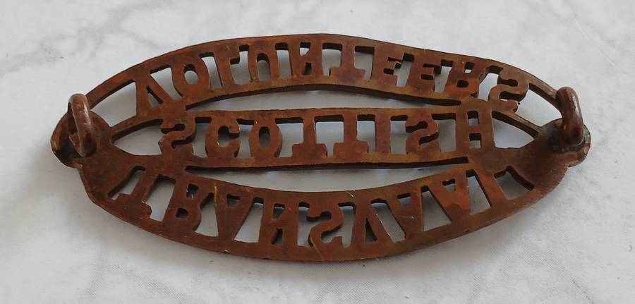 Transvaal Scottish Volunteers Shoulder Title