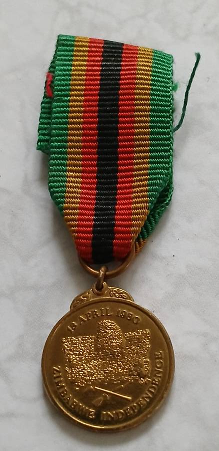 Zimbabwe Independence Medal - miniature
