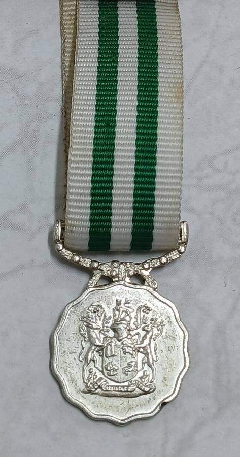 SADF 20 Year Good Service Medal Miniature
