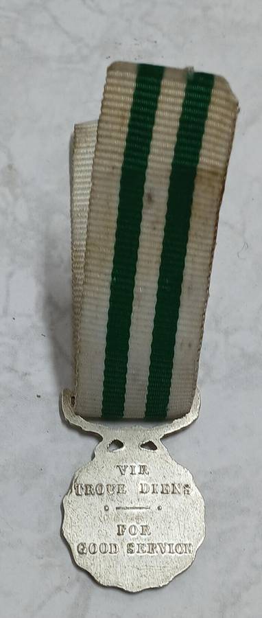 SADF 20 Year Good Service Medal Miniature