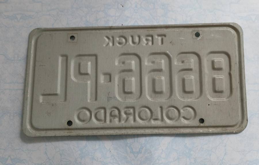 US Number Plate