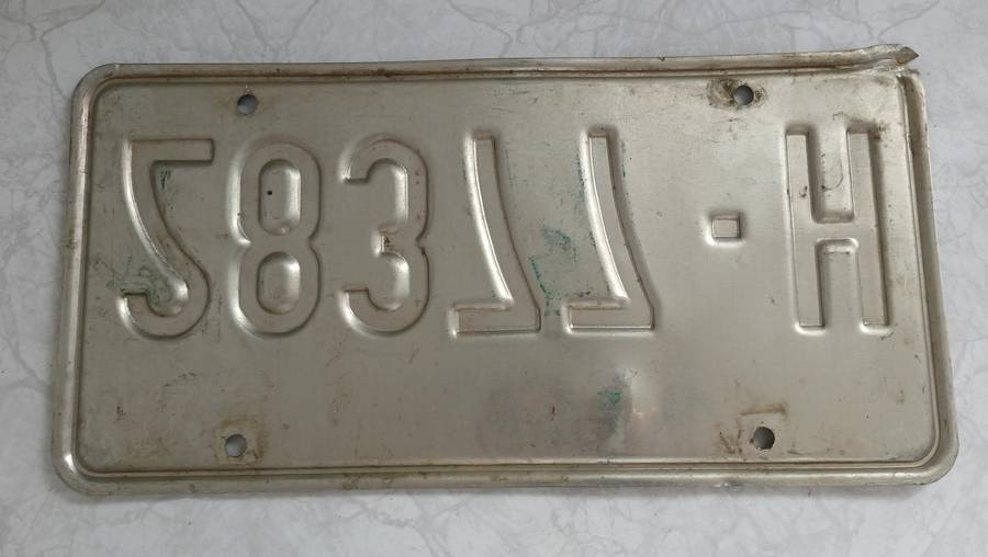 US Number Plate