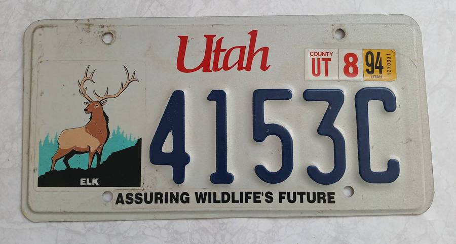 US Number Plate