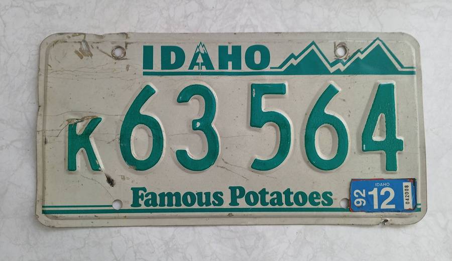US Number Plate
