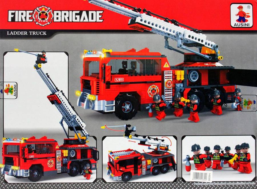 AUSINI #21702 - FIRE BRIGADE (LADDER TRUCK)