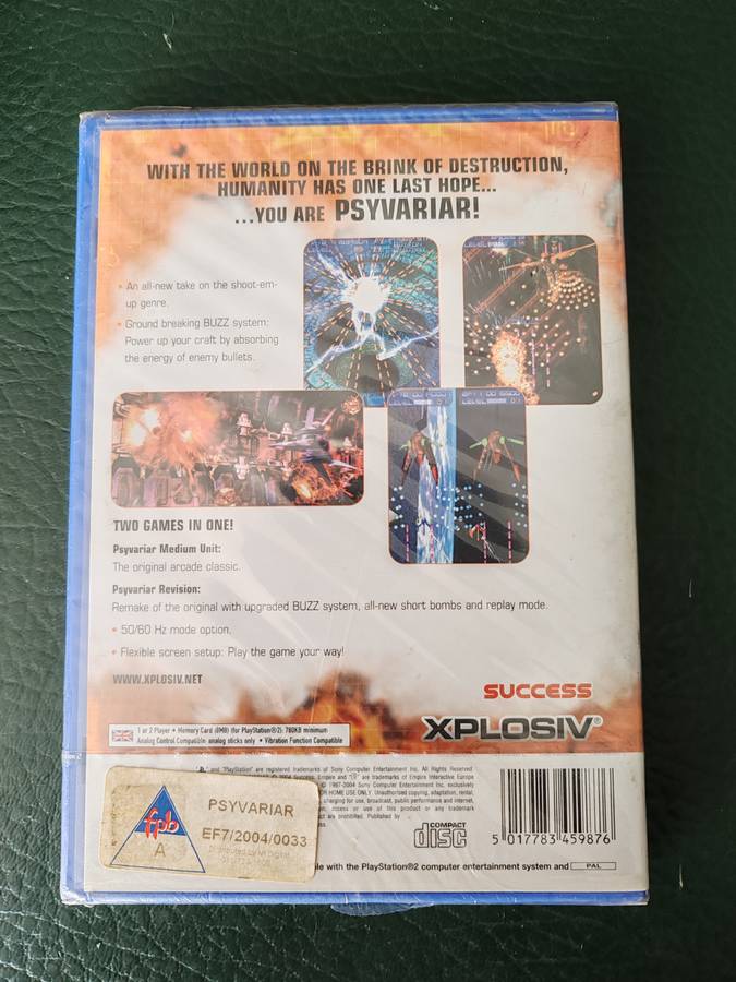 Psyvariar Factory seal PS2
