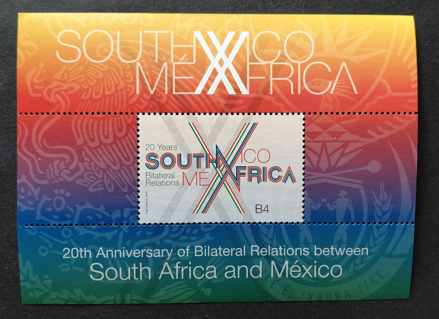2013 SA - Mexico Relations M/S  MNH