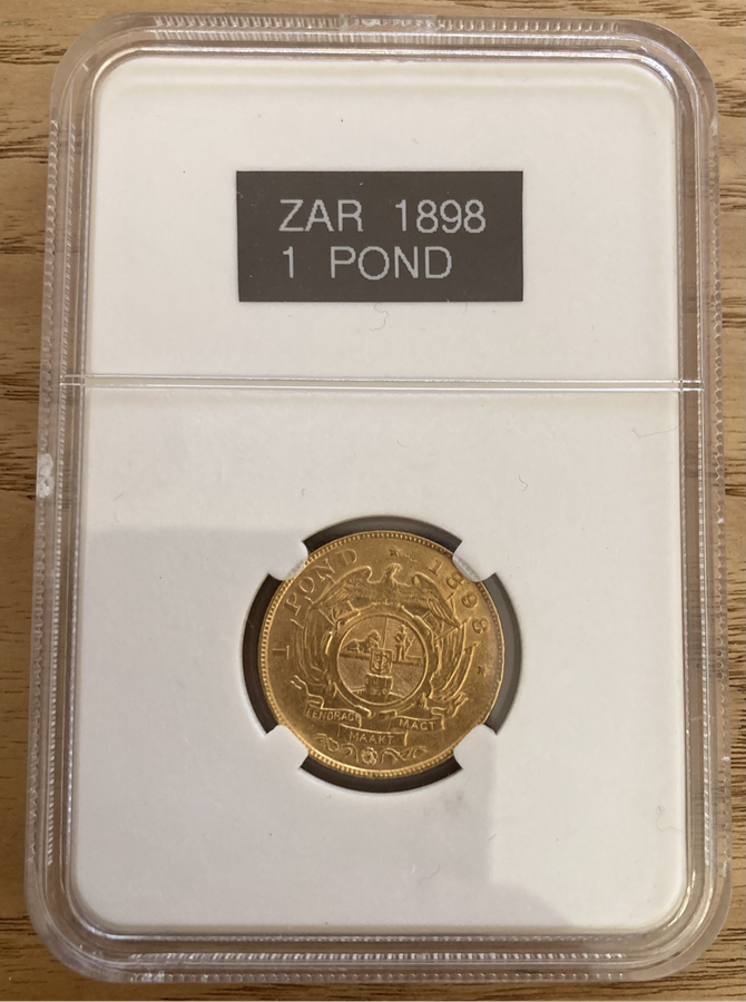1898 - ZAR 1 POND