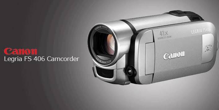 Canon LEGRIA FS-406 - Camcorder - 41x Optical Zoom