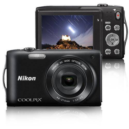 Nikon Coolpix S3200 - 16MP - 6x Zoom - Digital Camera