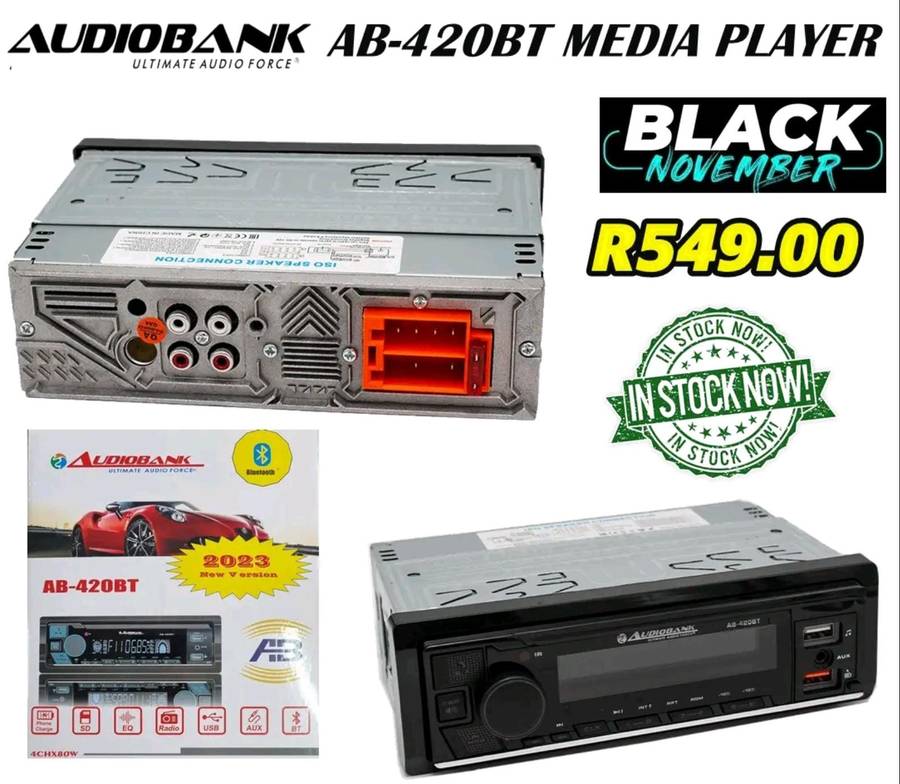 Audio Bank AB-240 BT Single Din Bluetooth Car Radio