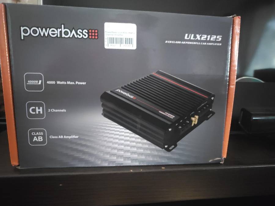 PowerBass ULX 4000 Watt 2 Channel Amplifier with Bass Controller