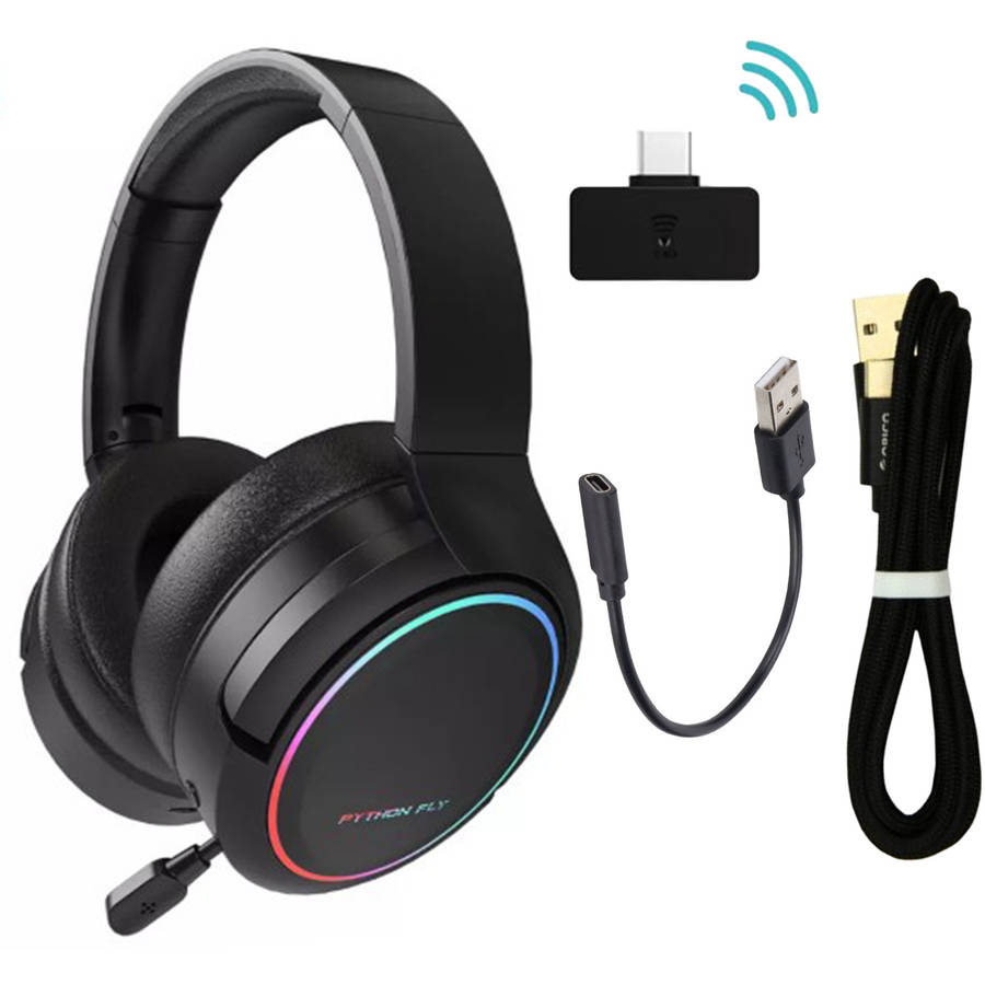 Pro Gaming Headset: Dual Connectivity Noise Cancelling