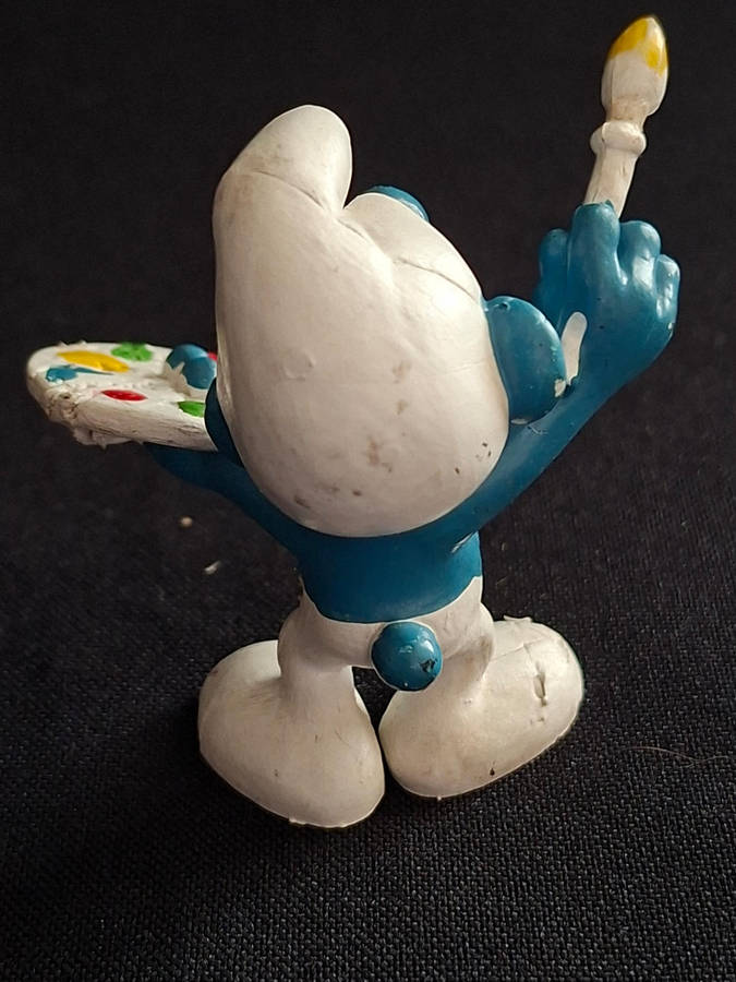 Smurf Painting