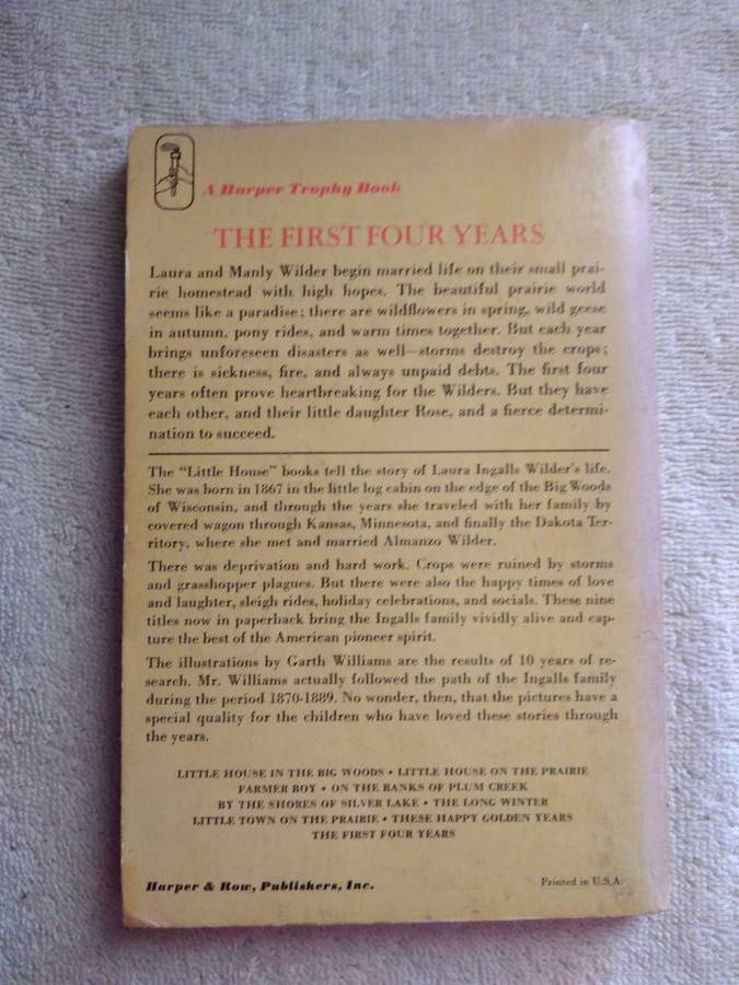 Laura Ingalls Wilder Little House on the Prairie collection