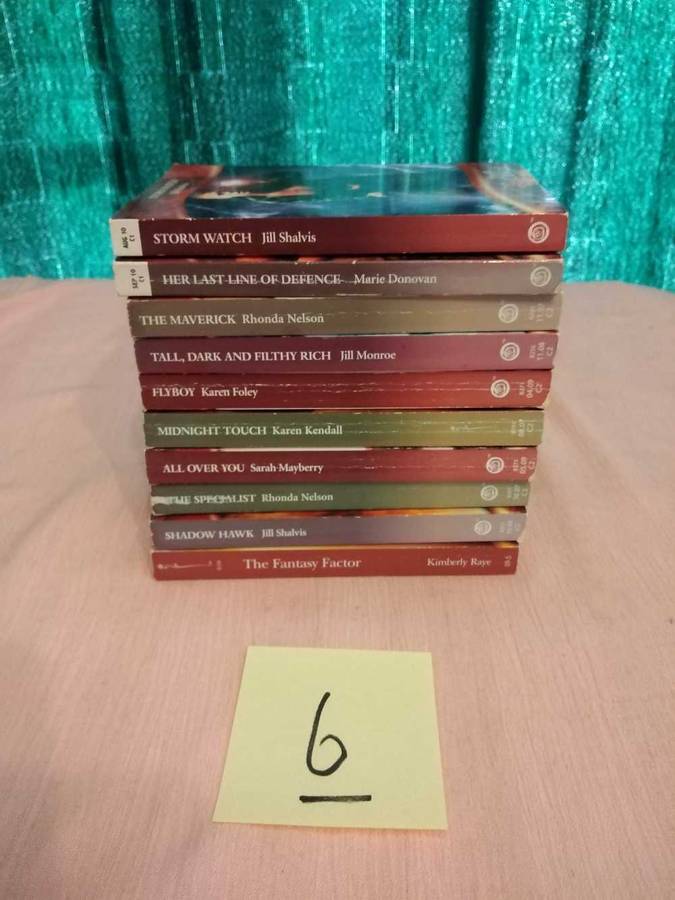 10 Assorted Mills and Boon Blaze Romance