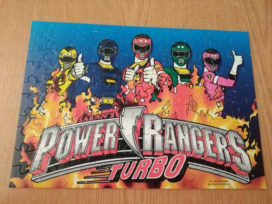 Power Rangers 100 piece puzzle